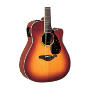 Yamaha Fg Series Fgx Sca Acoustic Electric Guitar Brown Sunburst