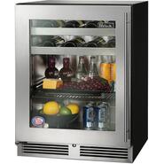 Perlick HA24BB43L 24 Inch, 4.8 Cu. Ft. Built-In Uncounter Beverage Center Glass