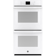 GE 27" White Electric Double Wall Oven