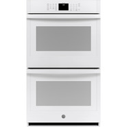 GE 30" White Electric Double Wall Oven