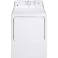 GE GTX22EASKWW 27 Inch Aluminized Alloy Drum Electric Dryer White