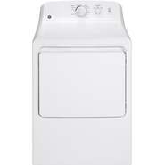GE GTX22GASKWW Gas Top Load Shallow Depth Dryer White