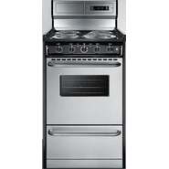 Summit Professional 20" Stainless Steel Electric Coil Range