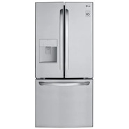 LG 30" 21.8 cu. ft. Stainless Steel with PrintProof Finish French Door Refrigera