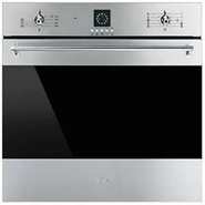 Smeg Classic Design 24" Stainless Steel Electric Single Wall Oven - Convection