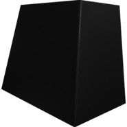 XO Ventilation XOVD136MB 36 Inch Designer Hood Insert Liner: Matte Matte Black