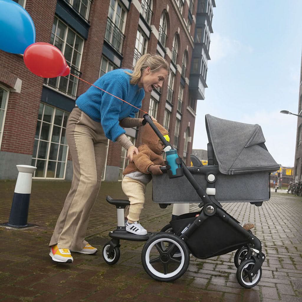 bugaboo Lynx Complete Stroller - Color: Aluminum / Steel Blue — thumbnail 6