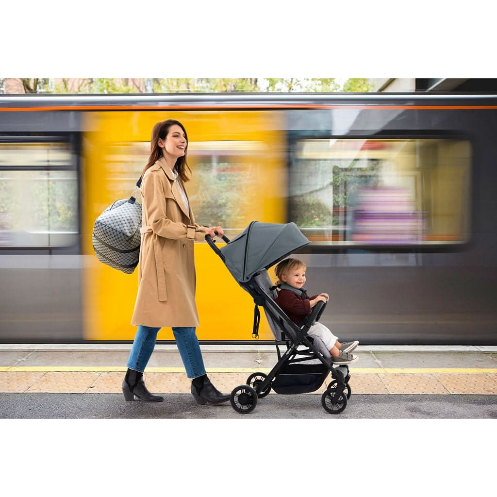 Inglesina Quid Lightweight Foldable & Compact Baby Stroller Puma Black — thumbnail 9