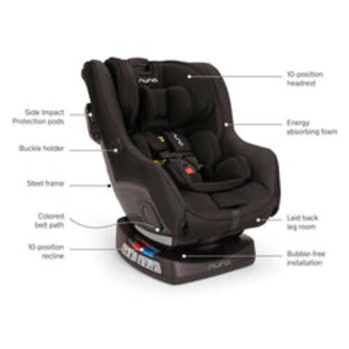 NUNA RAVA Convertible Car Seat (Flame Retardant Free) - Color: Thistle — thumbnail 4