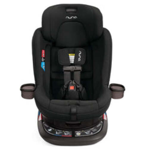 Nuna REVV Rotating Convertible Car Seat With Cupholder Caviar