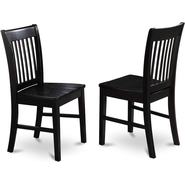 East west furniture nfc blk w 1
