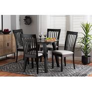 Baxton studio ninagreydarkbrown5pcdiningset 1