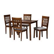 Baxton studio rh388cgreywalnut5pcdiningset 1