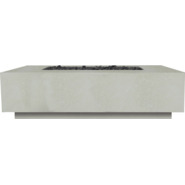 XO XOFREC6032LS Fire Pit Rectangular 60 Inch x 32 Inch Limestone NG (LP kit L...