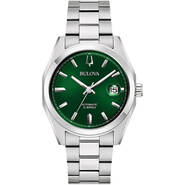 Bulova Surveyor Collection Automatic Watch - Stainless/Green