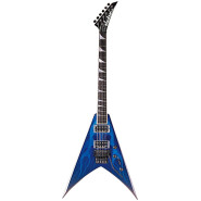 Jackson KV2 King V USA Electric Guitar Blue Ghost Flames