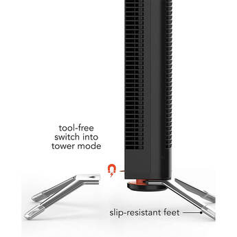 Sharper Image AXIS 47 Airbar Tower Fan with Full-Range Tilt — thumbnail 2