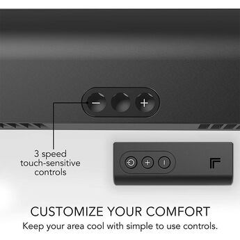 Sharper Image AXIS 47 Airbar Tower Fan with Full-Range Tilt — thumbnail 5