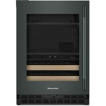 KitchenAid KUBL524SJP 24 Inch Built-In Undercounter Dual Zone Beverage Center Juniper