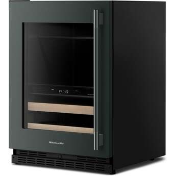 KitchenAid KUBL524SJP 24 Inch Built-In Undercounter Dual Zone Beverage Center Juniper — thumbnail 11