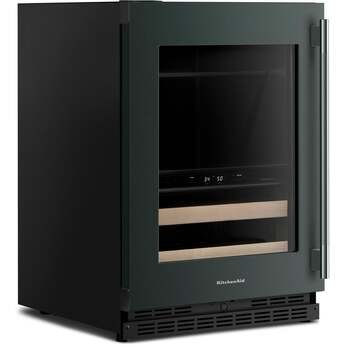 KitchenAid KUBL524SJP 24 Inch Built-In Undercounter Dual Zone Beverage Center Juniper — thumbnail 14
