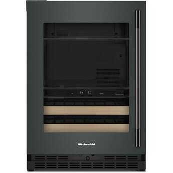 KitchenAid KUBL524SJP 24 Inch Built-In Undercounter Dual Zone Beverage Center Juniper — thumbnail 6