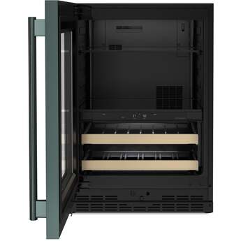 KitchenAid KUBL524SJP 24 Inch Built-In Undercounter Dual Zone Beverage Center Juniper — thumbnail 7