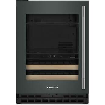 KitchenAid KUBL524SJP 24 Inch Built-In Undercounter Dual Zone Beverage Center Juniper — thumbnail 9