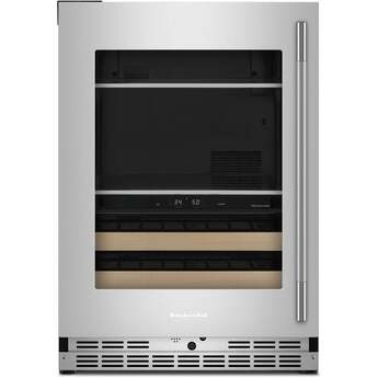 KitchenAid KUBL524SPS 24 Inch Beverage Center PrintShield Stainless Finish — thumbnail 4