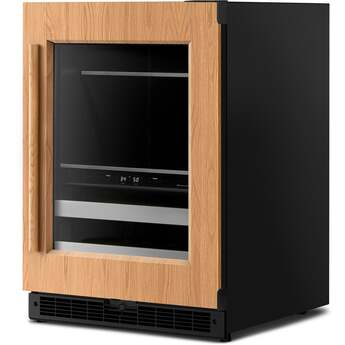 KitchenAid KUBR524SPA 24 Inch Built-In Undercounter Dual Zone Beverage Center Panel Ready — thumbnail 4
