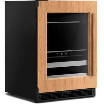 KitchenAid KUBR524SPA 24 Inch Built-In Undercounter Dual Zone Beverage Center Panel Ready — thumbnail 7