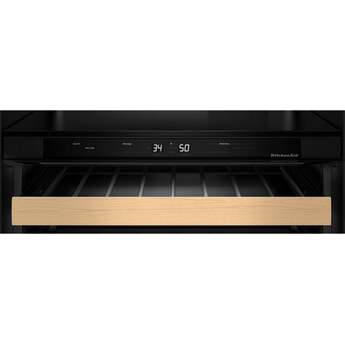 KitchenAid KUBR524SPS 24 Inch Built-In Undercounter Dual Zone Beverage Center PrintShield Stainless Finish — thumbnail 5