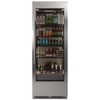 Perlick CR30B24RL 30 Inch Column Beverage, Single Zone, Glass Overlay Ready: Panel