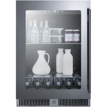 Summit CL24BVLHD Classic Series 24 Inch Stainless Steel Beverage Center — thumbnail 4