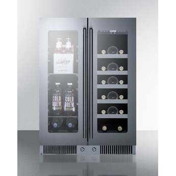 Summit CLFD243WBV Classic Collection Series 24 Inch Beverage Center — thumbnail 4