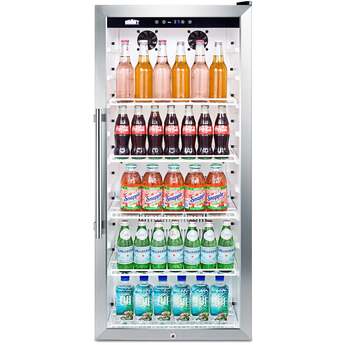 Summit SCR1006 22 Inch Stainless Steel Freestanding Beverage Center — thumbnail 2