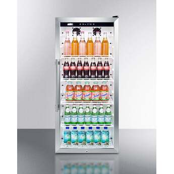 Summit SCR1006 22 Inch Stainless Steel Freestanding Beverage Center — thumbnail 4