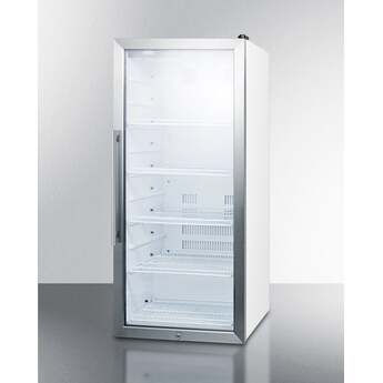 Summit SCR1006 22 Inch Stainless Steel Freestanding Beverage Center — thumbnail 7