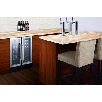 Summit SCR1225BT4 12 Inch Freestanding Beverage Center — thumbnail 6