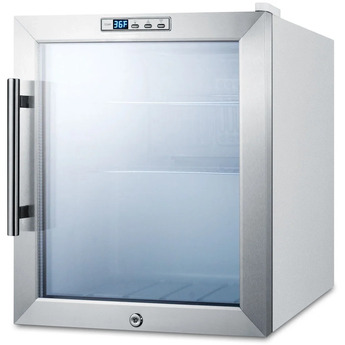 Summit SCR215LCSS 17 Inch Stainless Steel Freestanding Beverage Center — thumbnail 5