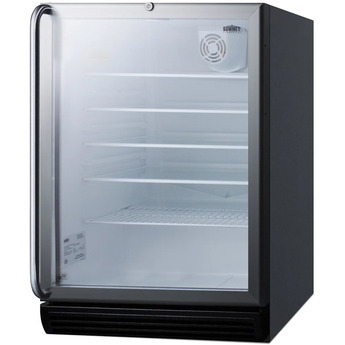 Summit SCR600BGLBISHADA 24 Inch Stainless Steel Freestanding or Built In Beverage Center — thumbnail 4