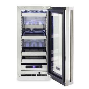 Viking VUBV515GSS 5 Series 15 Inch Stainless Steel Freestanding or Built-In Beverage Center — thumbnail 5