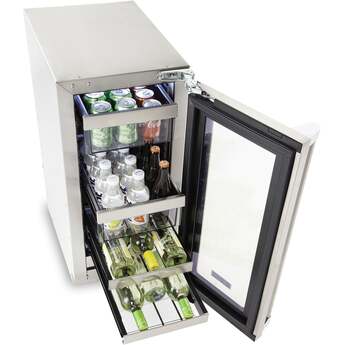 Viking VUBV515GSS 5 Series 15 Inch Stainless Steel Freestanding or Built-In Beverage Center — thumbnail 6