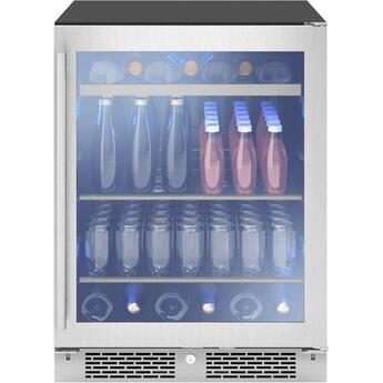 Zephyr PRB24C01AGADA 24 Inch Stainless Steel Freestanding or Built-In Beverage Center