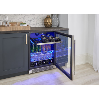 Zephyr PRB24C01BG Presrv Series 24 Inch Stainless Steel Freestanding or Built In Beverage Center — thumbnail 12