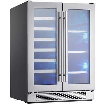 Zephyr PRWB24C32BG 24 Inch Stainless Steel Freestanding or Built In Beverage Center — thumbnail 12