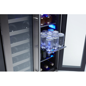 Zephyr PRWB24C32BG 24 Inch Stainless Steel Freestanding or Built In Beverage Center — thumbnail 13