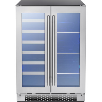 Zephyr PRWB24C32BG 24 Inch Stainless Steel Freestanding or Built In Beverage Center — thumbnail 15
