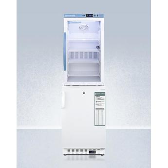 AccuCold ARG3PVADA305AFSTACK 20 Inch Counter Depth Bottom Freezer Refrigerator, in White