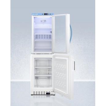 AccuCold ARG3PVADA305AFSTACK 20 Inch Counter Depth Bottom Freezer Refrigerator, in White — thumbnail 2
